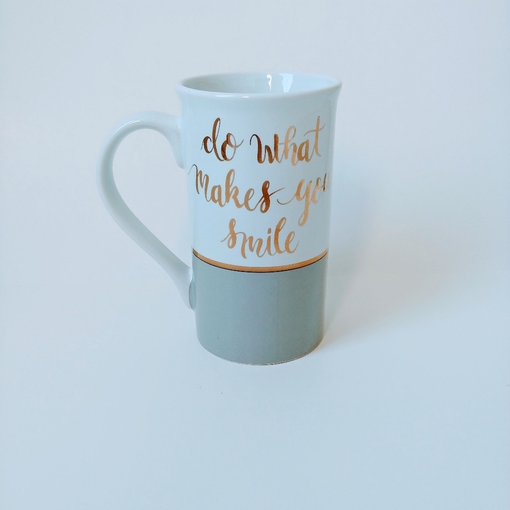 Ceramic Mug 20oz- *Do what makes you smile*